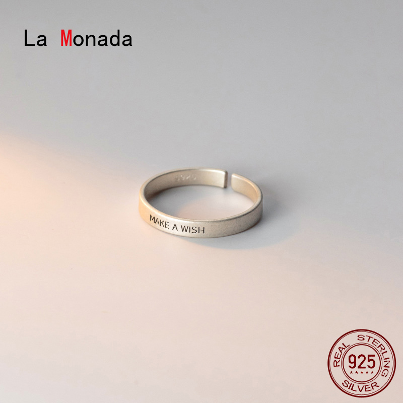 Jewelry Making In La - La Monada 여성용 925 실버 반지,
