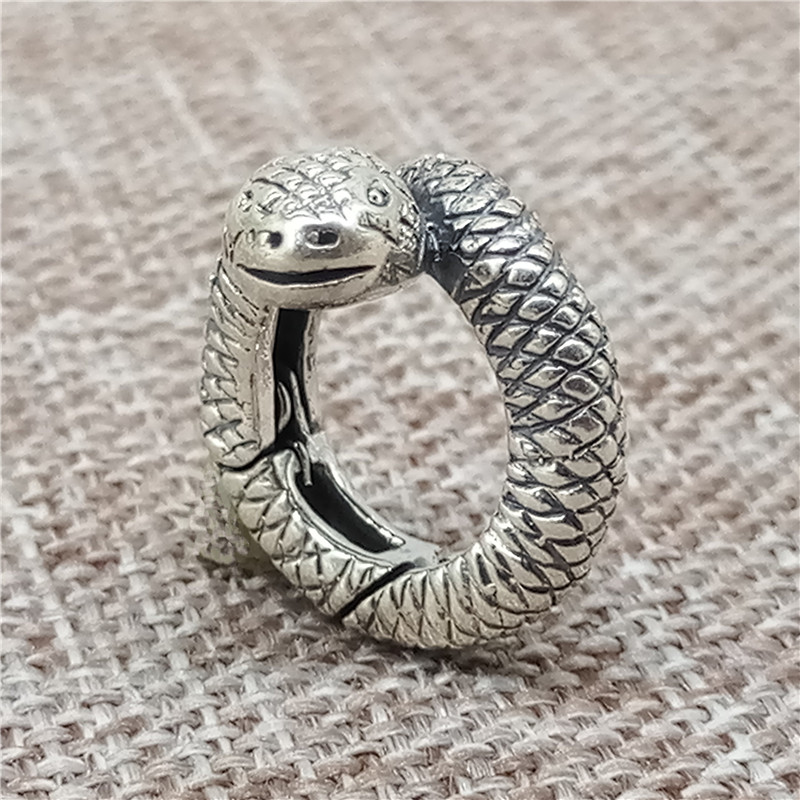 Lobster Clasp Silver - 925 스털링 실버 소재의 뱀 모양