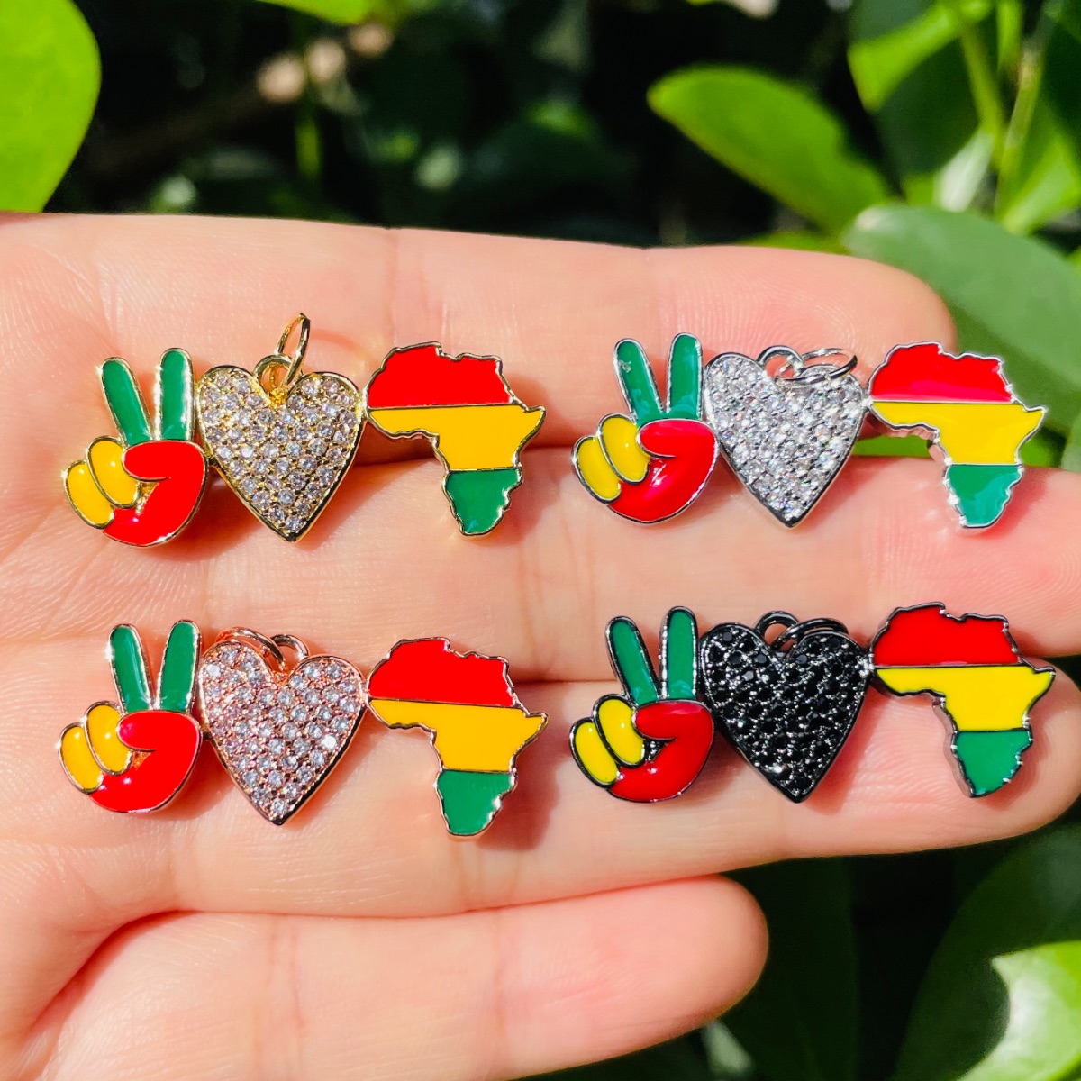 Jewelry Making History - 쥬얼리 DIY용 지르코니아 페이브 에나멜, 팔찌