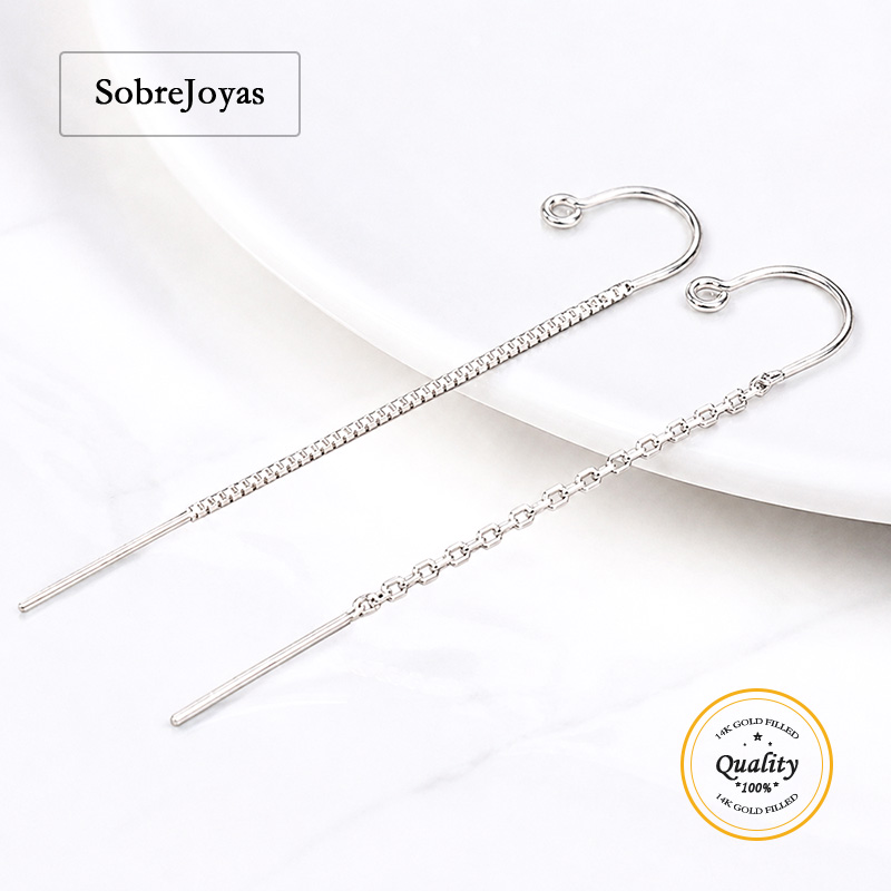 Jewelry Making Dc - 925 스털링 실버 U-스레더 귀걸이 부품,