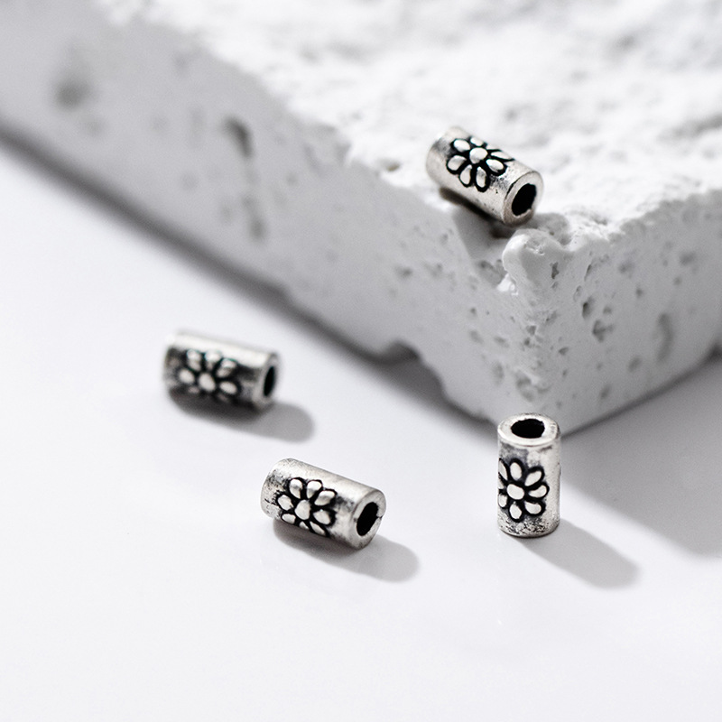 Jewelry Making In La - 925 실버 스페이서 비즈 데이지 꽃