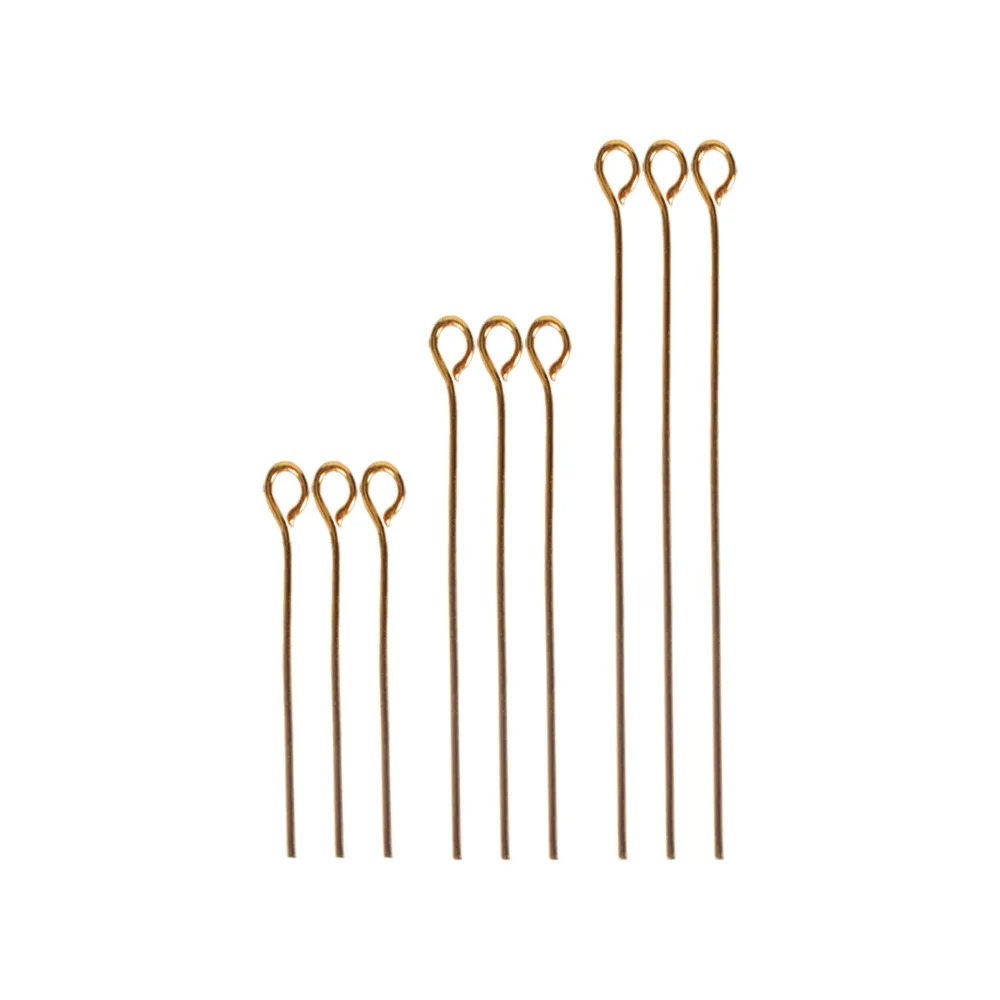 Jewelry Making Drill - 200개 미니 금속 와이어 아이핀 16mm