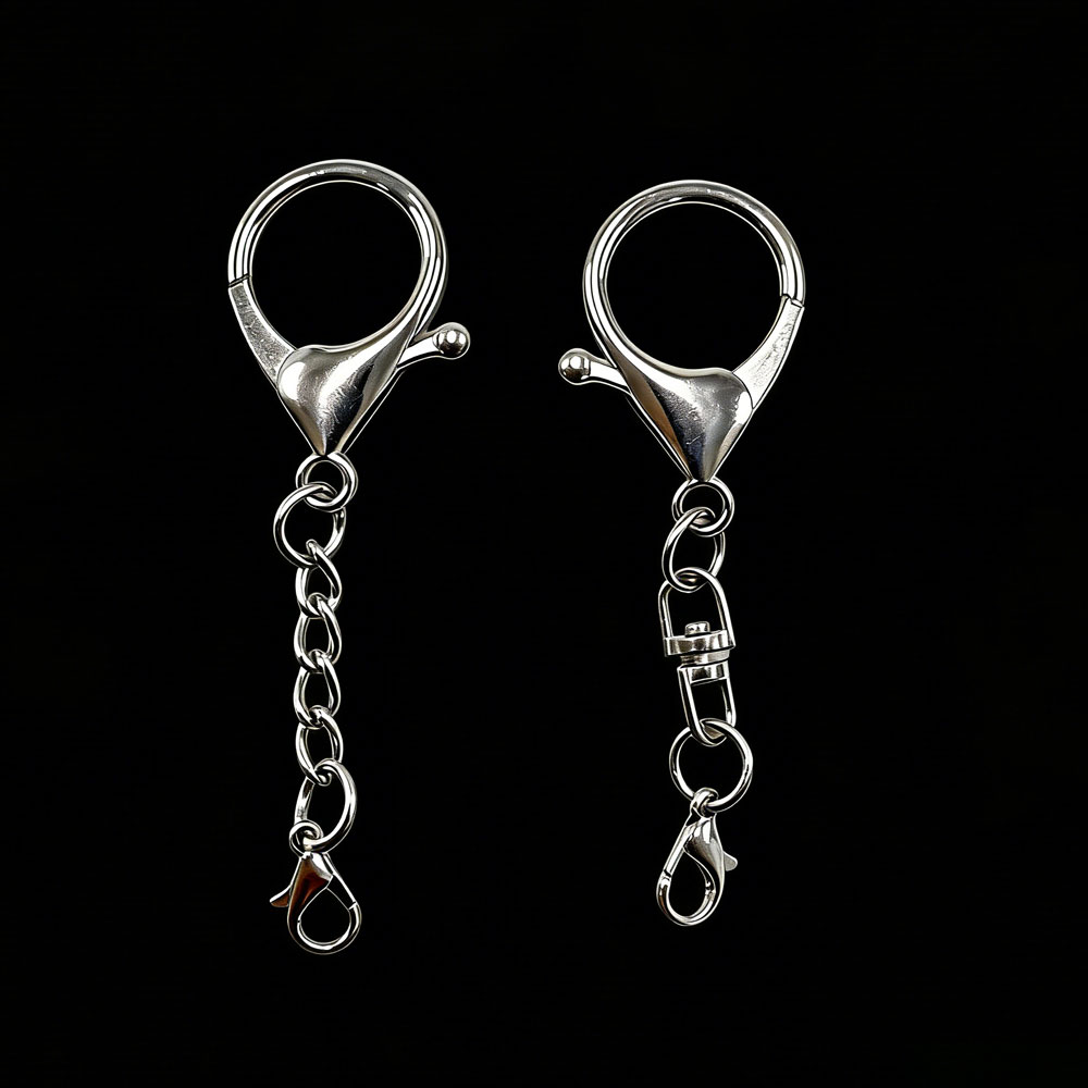 Lobster Clasp Silver - 10Pcs 실버 컬러 대형 랍스터 걸쇠