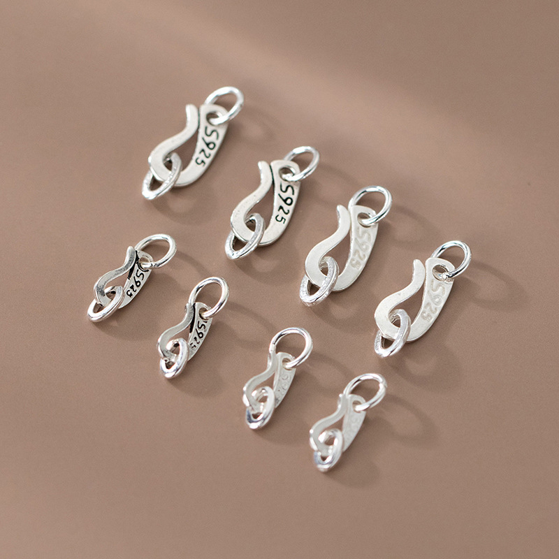 S925 스털링 실버 S자형 클래스프 연결장치 DIY  - Jewelry Making In La 리뷰 및 가격