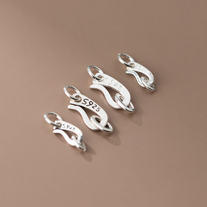 S925 스털링 실버 S자형 클래스프 연결장치 DIY  - Jewelry Making In La 리뷰 및 가격
