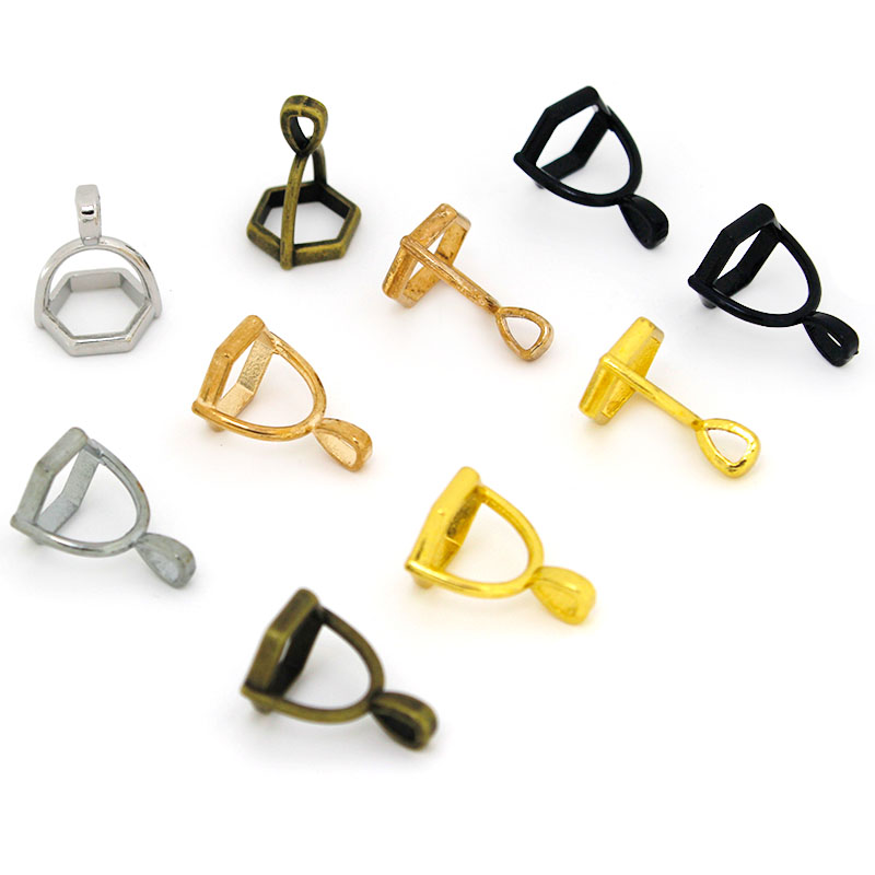 20Pcs 육각형 보석 모자 천연 석재 크리스탈 기둥  - Jewelry Making Gemstones 리뷰 및 가격