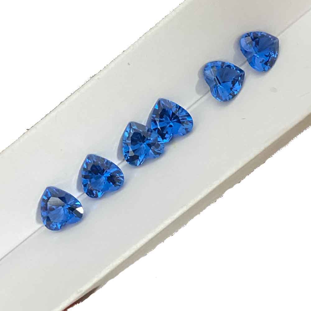 메이시디안 합성 스피넬 하트 모양 3x3mm에서 12x - Jewelry Making London 리뷰 및 가격