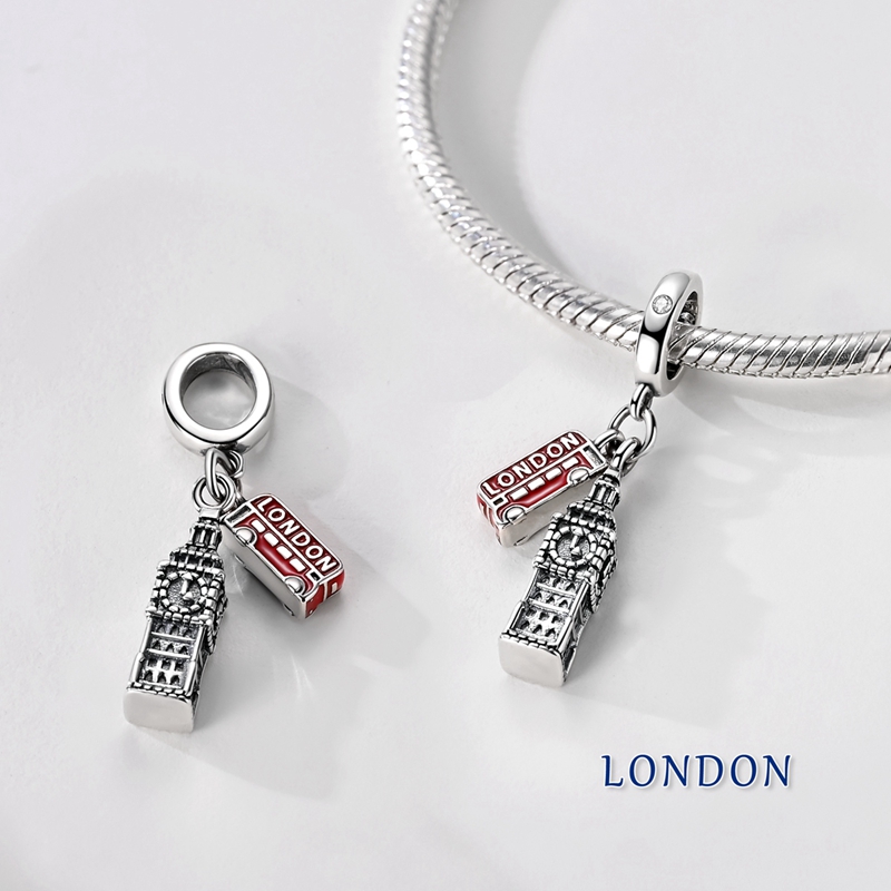빅 벤 런던 펜던트 오리지널 팔찌 비즈 여성용 925  - Jewelry Making London 리뷰 및 가격