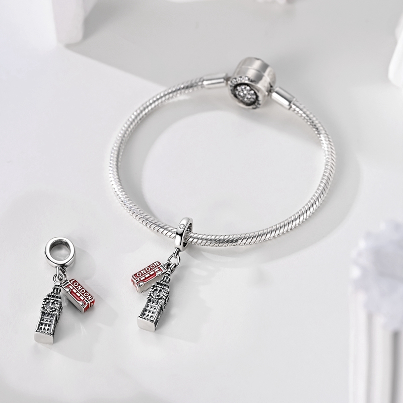 빅 벤 런던 펜던트 오리지널 팔찌 비즈 여성용 925  - Jewelry Making London 리뷰 및 가격