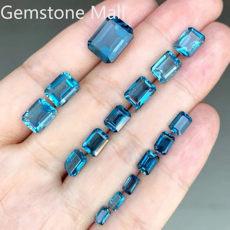 에메랄드 컷 천연 토파즈 4mm*6mm ~ 8mm*10 - Jewelry Making London 리뷰 및 가격