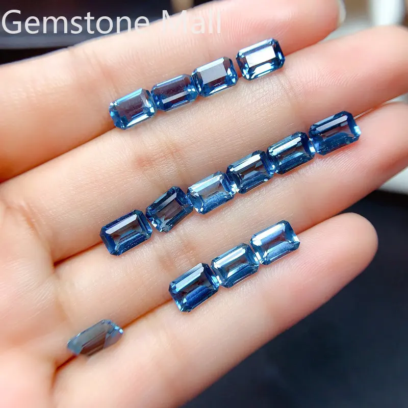 에메랄드 컷 천연 토파즈 4mm*6mm ~ 8mm*10 - Jewelry Making London 리뷰 및 가격