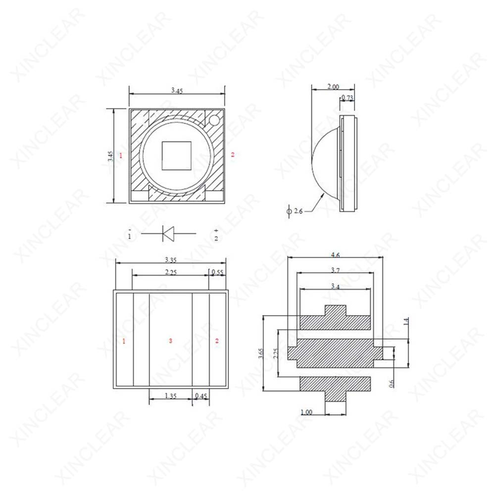 SMD3535 LED 칩 1W 3W 시원하고 따뜻한 자 - Jewelry Making Board 리뷰 및 가격