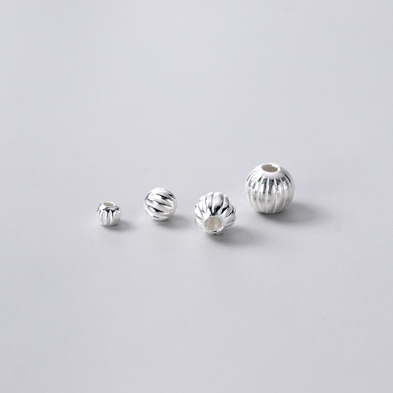 925 스털링 실버 호박 모양 스페이서 비즈, 산화 처 - Jewelry Making In La 리뷰 및 가격