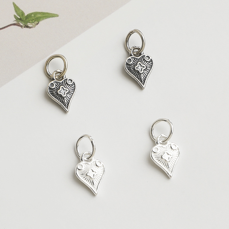 925 실버 소재의 하트 펜던트, 빈티지 스타일의 성심 - Jewelry Making In La 리뷰 및 가격