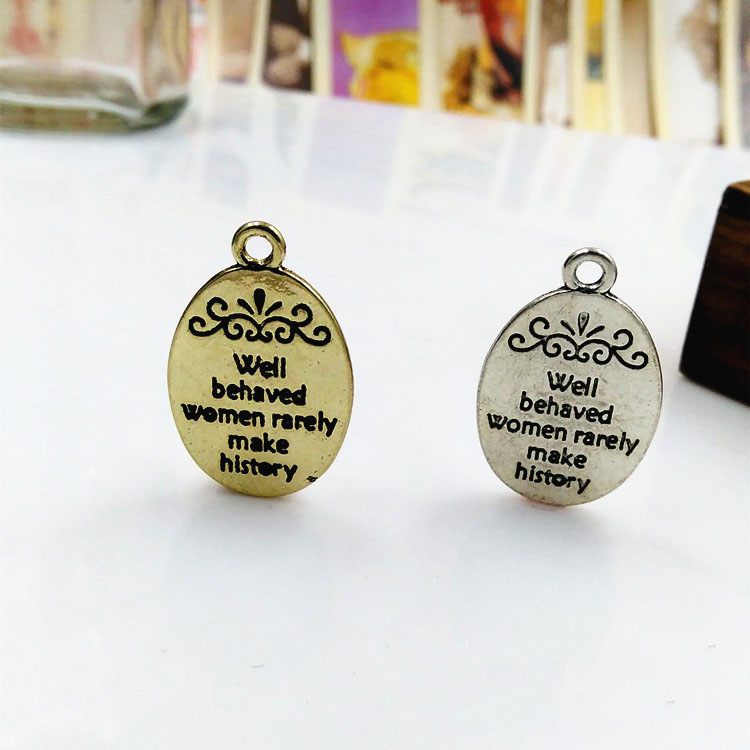 20 개/몫 16x21mm 잘 여성들은 드물게 역사 합 - Jewelry Making History 리뷰 및 가격