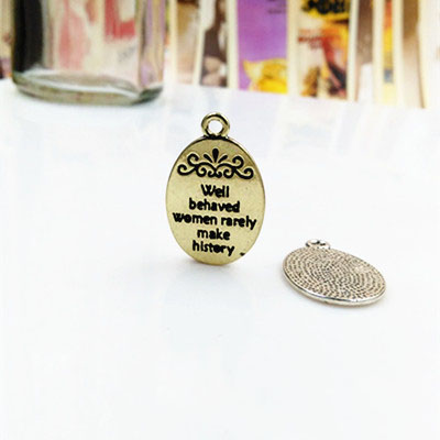 20 개/몫 16x21mm 잘 여성들은 드물게 역사 합 - Jewelry Making History 리뷰 및 가격