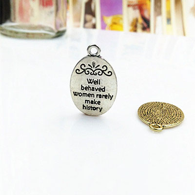 20 개/몫 16x21mm 잘 여성들은 드물게 역사 합 - Jewelry Making History 리뷰 및 가격