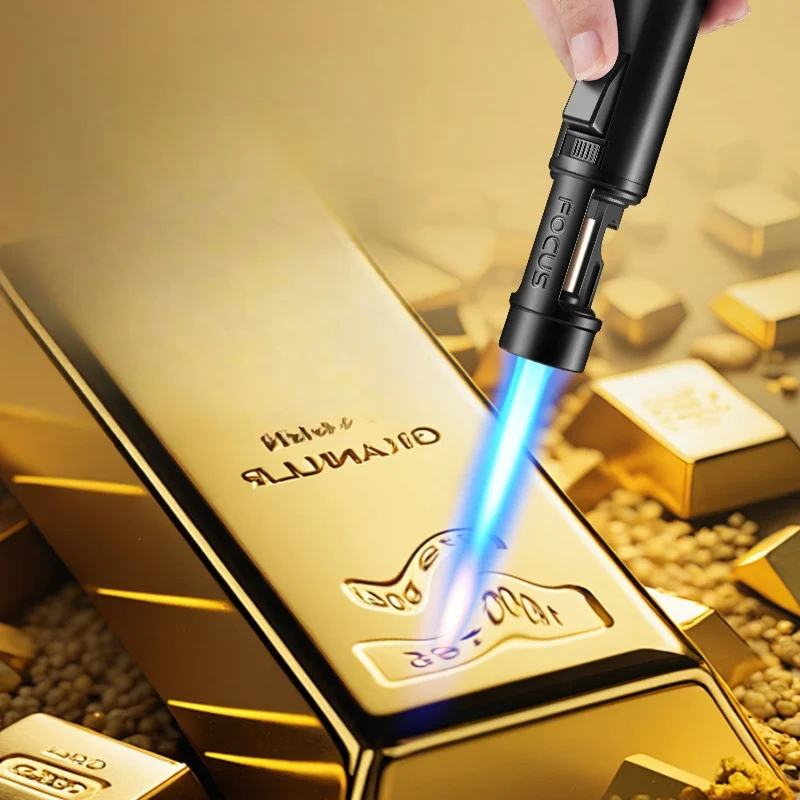 새로운 금속 방풍 블루 토치 부탄 가스 라이터 1300 - Jewelry Making Torch 리뷰 및 가격