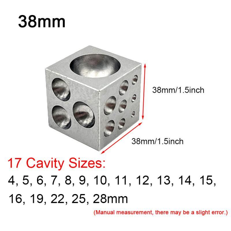 광택 처리된 고탄소강 캐비티가 있는 다핑 블록 사각형  - Jewelry Making Torch 리뷰 및 가격
