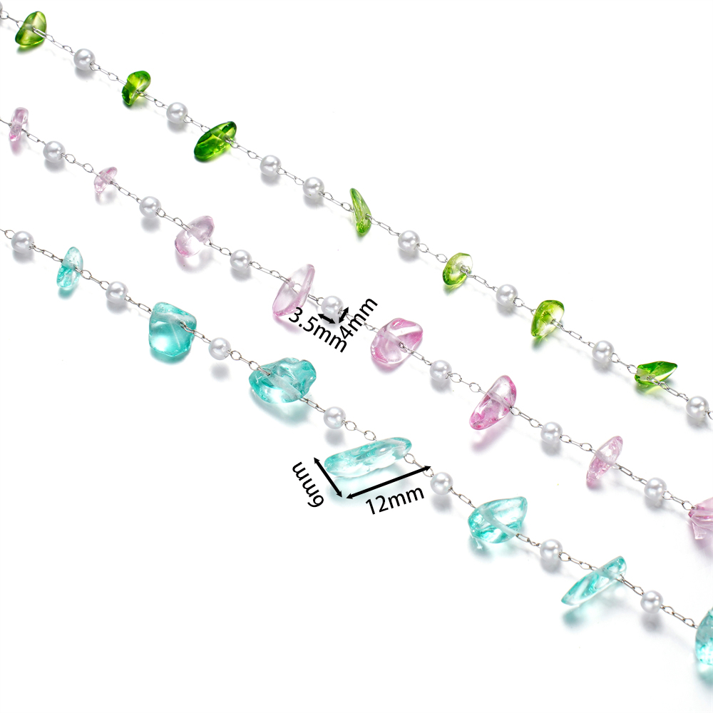 크리스탈 유리 스톤 및 모조 진주 구슬, 팔찌 목걸이  - Jewelry Making Gemstones 리뷰 및 가격