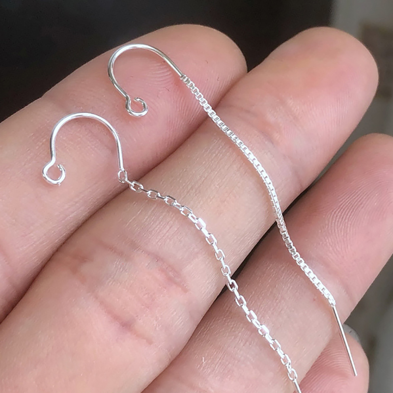 925 스털링 실버 U-스레더 귀걸이 부품, 링 루프  - Jewelry Making Dc 리뷰 및 가격