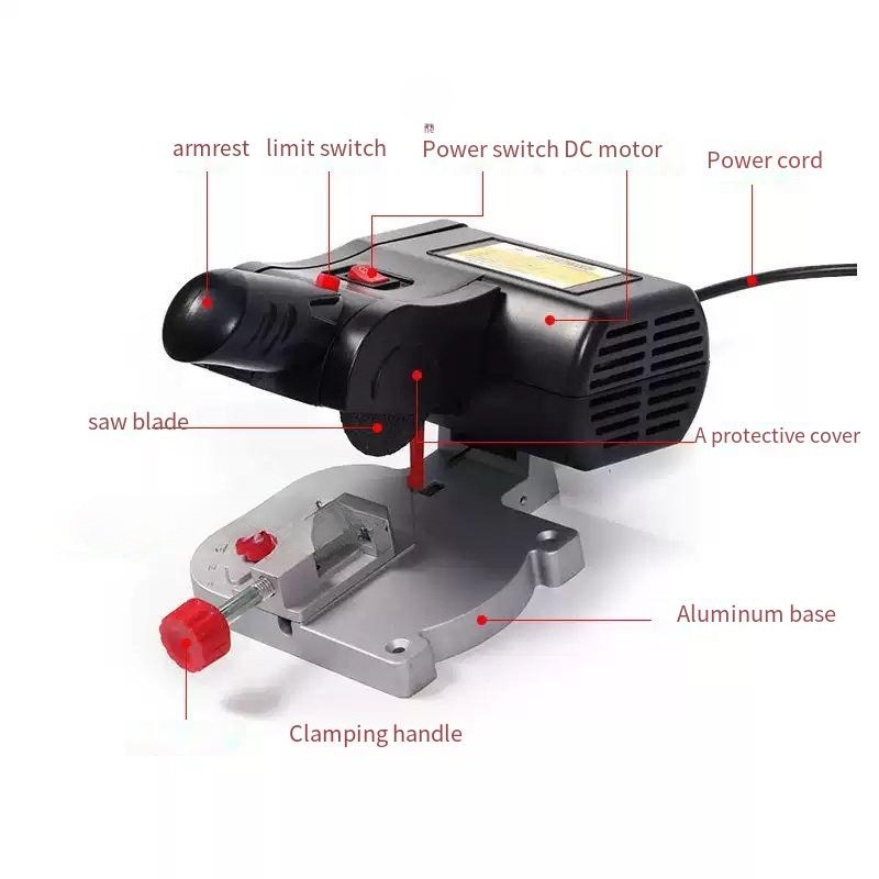 데스크탑 미니 벤치 커터 24V DC 고토크 금속 유리 - Jewelry Making Dc 리뷰 및 가격