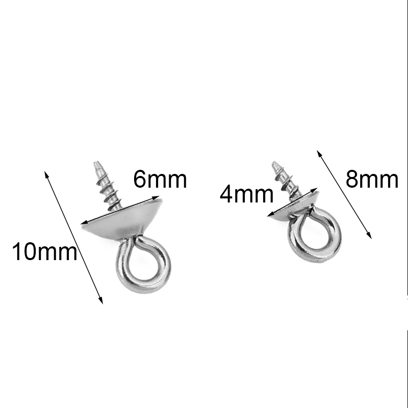 20개 스테인리스 스틸 진주 펜던트 연결 고리 4/6m - Jewelry Making Drill 리뷰 및 가격