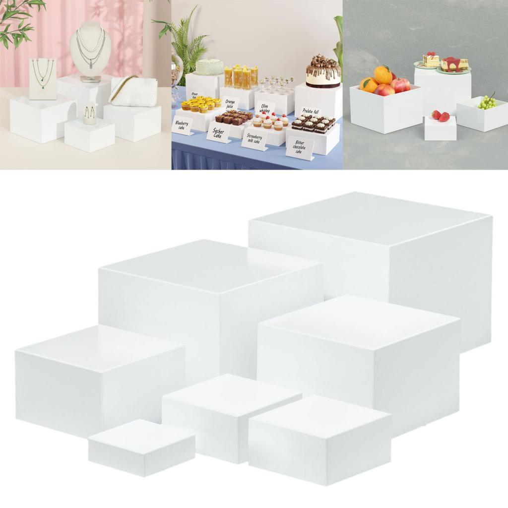 7 조각 아크릴 큐브 디스플레이 박스 라이저 디스플레이 - Jewelry Making Board 리뷰 및 가격