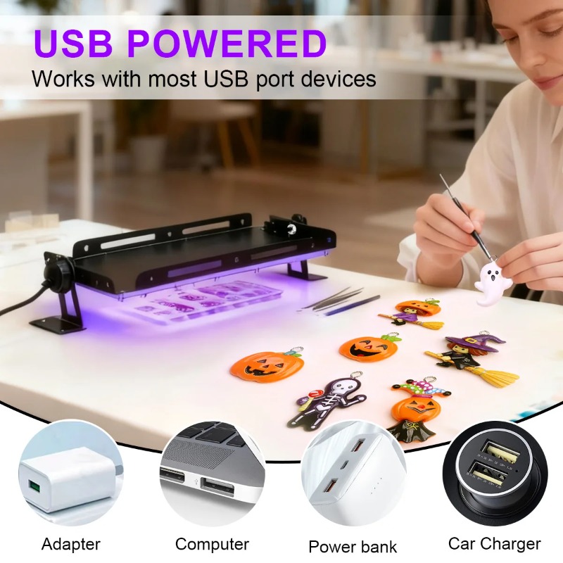 초고휘도 LED UV 경화 램프 - DIY 레진 에폭시 - Jewelry Making Dc 리뷰 및 가격
