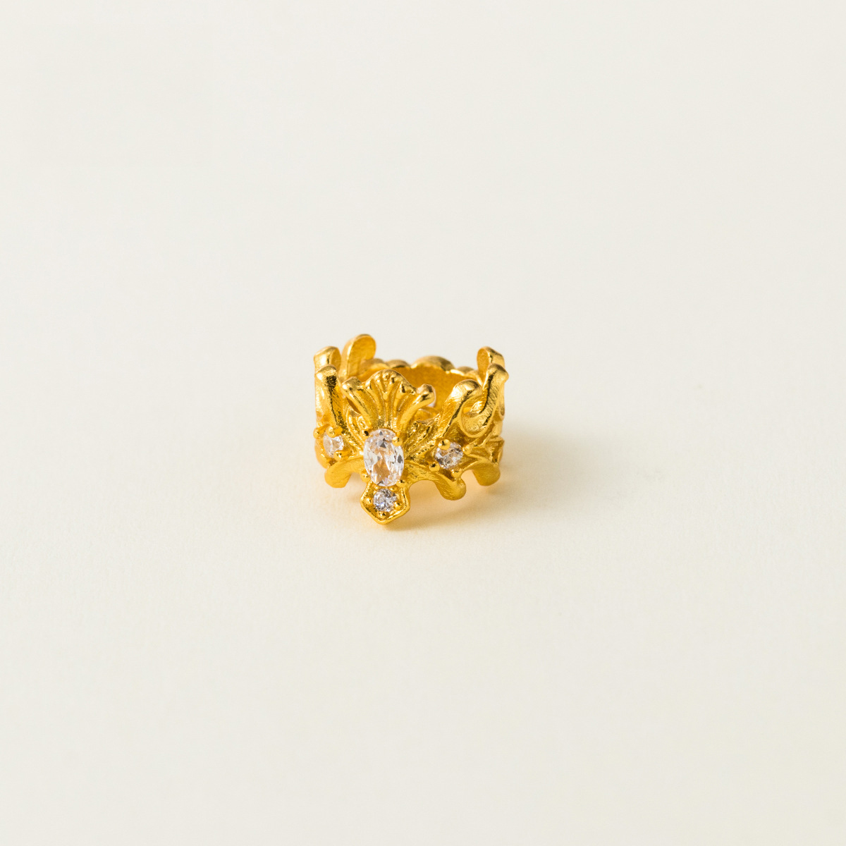 925 스털링 실버 크라운 스페이서 비즈 지르콘 인레이 - Jewelry Making In La 리뷰 및 가격