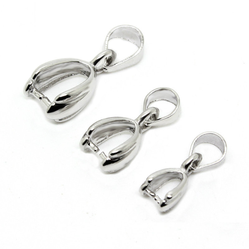 10Pcs 925 스털링 실버 도금 구리 펜던트 핀치  - Lobster Clasp Silver 리뷰 및 가격