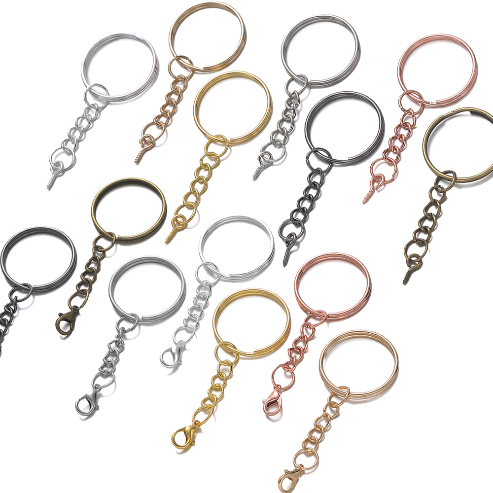 10개/세트 25mm 스크류 아이 핀 키체인 키링, 아 - Jewelry Making Drill 리뷰 및 가격