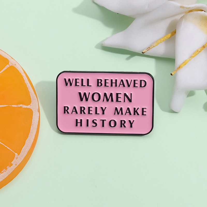 잘 행동한 여자는 거의 역사를 만들지 않습니다 에나멜  - Jewelry Making History 리뷰 및 가격