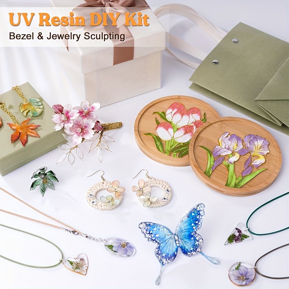 40/100/200g UV 딥 레진 접착제 (와이어 플 - Jewelry Making At Home 리뷰 및 가격
