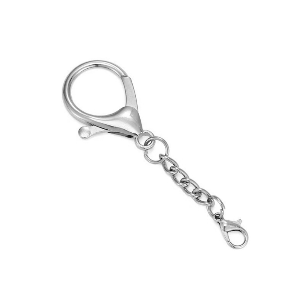 10Pcs 실버 컬러 대형 랍스터 걸쇠 합금 키체인,  - Lobster Clasp Silver 리뷰 및 가격